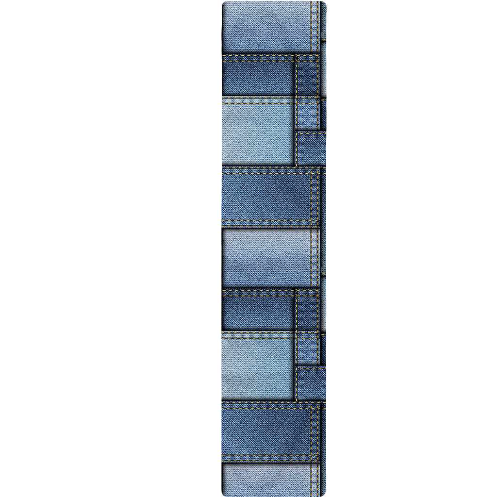Patchwork Denim Jeans Pattern Print Table Runner