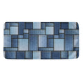 Patchwork Denim Jeans Pattern Print Towel