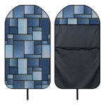 Patchwork Denim Jeans Pattern Print Waterproof Car Seat Cover