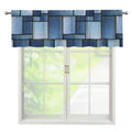 Patchwork Denim Jeans Pattern Print Window Valance