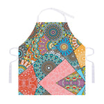 Patchwork Mandala Bohemian Pattern Print Adjustable Apron