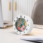 Patchwork Mandala Bohemian Pattern Print Alarm Clock