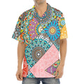 Patchwork Mandala Bohemian Pattern Print Aloha Shirt