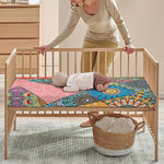 Patchwork Mandala Bohemian Pattern Print Baby Crib Sheet