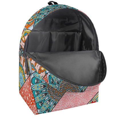 Patchwork Mandala Bohemian Pattern Print Backpack