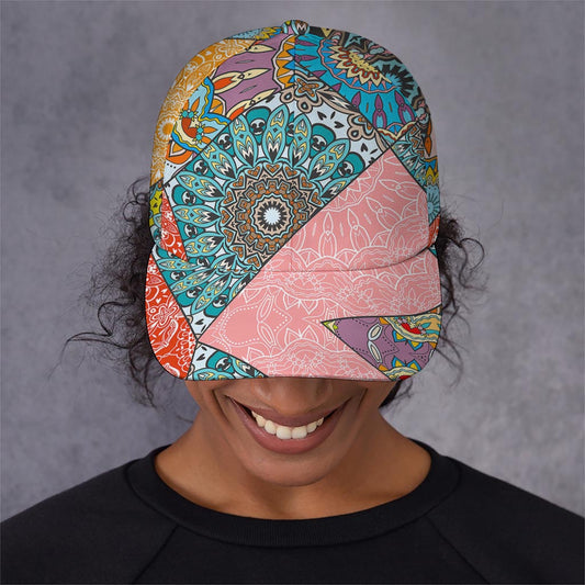 Patchwork Mandala Bohemian Pattern Print Baseball Cap
