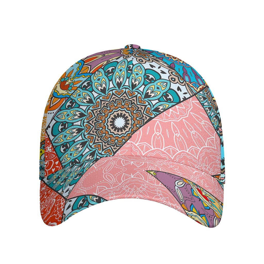 Patchwork Mandala Bohemian Pattern Print Baseball Cap