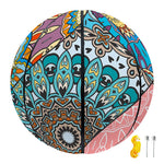 Patchwork Mandala Bohemian Pattern Print Basketball