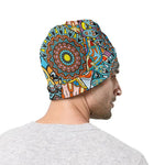 Patchwork Mandala Bohemian Pattern Print Beanie