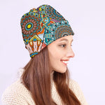 Patchwork Mandala Bohemian Pattern Print Beanie