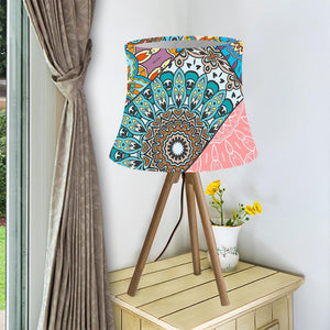 Patchwork Mandala Bohemian Pattern Print Bell Lamp Shade