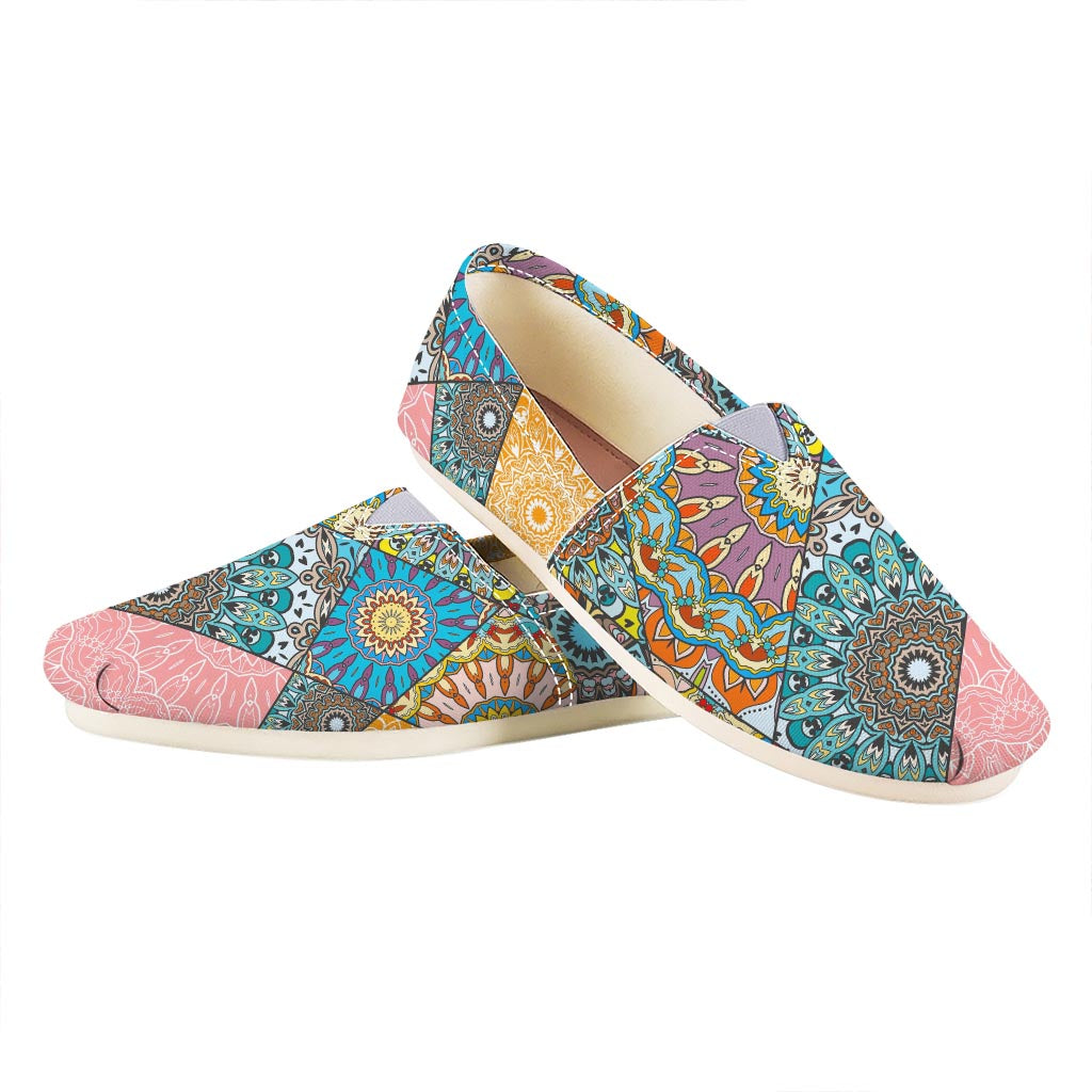 Patchwork Mandala Bohemian Pattern Print Casual Shoes