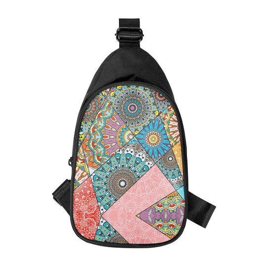 Patchwork Mandala Bohemian Pattern Print Chest Bag