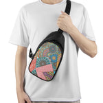Patchwork Mandala Bohemian Pattern Print Chest Bag
