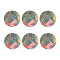 Patchwork Mandala Bohemian Pattern Print Coaster Set
