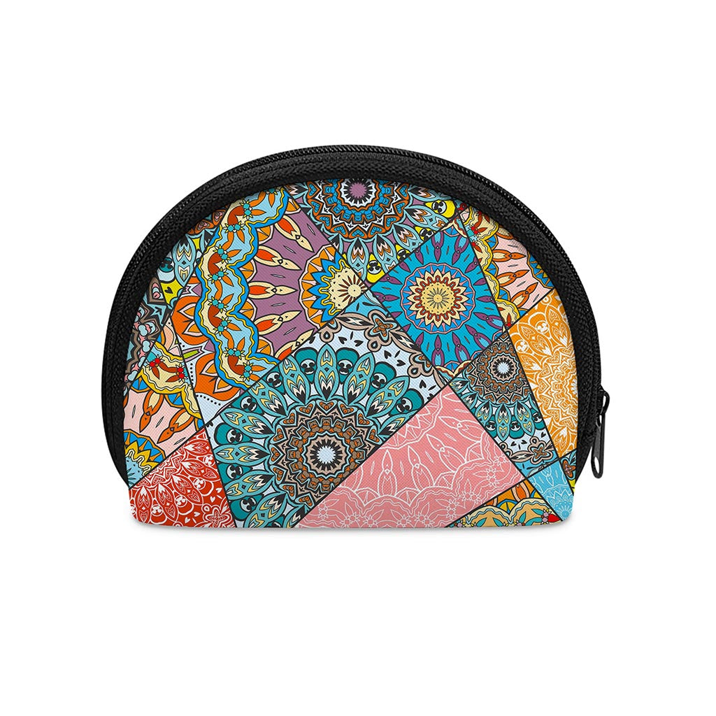 Patchwork Mandala Bohemian Pattern Print Coin Purse