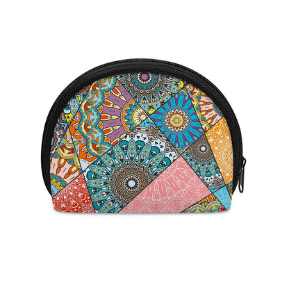 Patchwork Mandala Bohemian Pattern Print Coin Purse