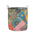 Patchwork Mandala Bohemian Pattern Print Collapsible Laundry Basket