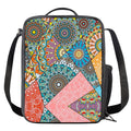 Patchwork Mandala Bohemian Pattern Print Crossbody Lunch Bag