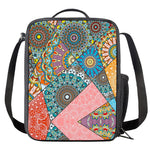 Patchwork Mandala Bohemian Pattern Print Crossbody Lunch Bag