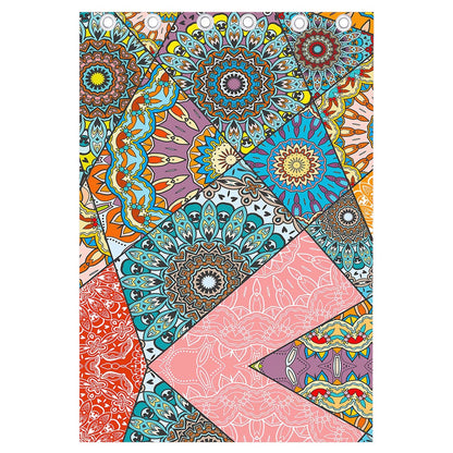 Patchwork Mandala Bohemian Pattern Print Curtain