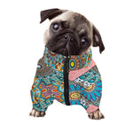 Patchwork Mandala Bohemian Pattern Print Dog Zip Up Jacket