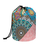Patchwork Mandala Bohemian Pattern Print Drawstring Makeup Bag