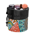 Patchwork Mandala Bohemian Pattern Print Drawstring Makeup Bag
