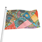 Patchwork Mandala Bohemian Pattern Print Flag