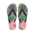 Patchwork Mandala Bohemian Pattern Print Flip Flops