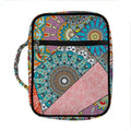 Patchwork Mandala Bohemian Pattern Print Front Pocket Bible Bag