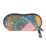 Patchwork Mandala Bohemian Pattern Print Glasses Case