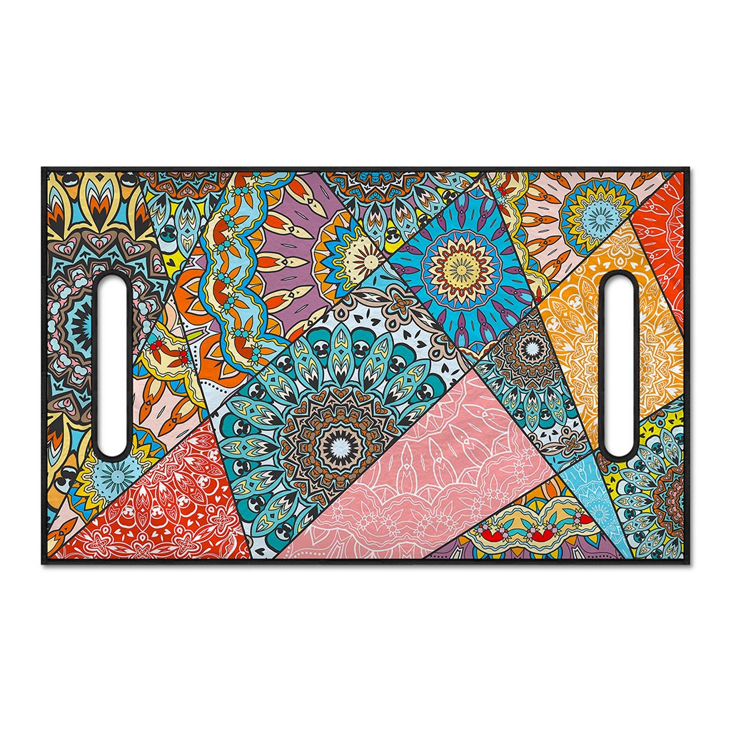 Patchwork Mandala Bohemian Pattern Print Golf Cart Seat Cover