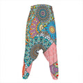 Patchwork Mandala Bohemian Pattern Print Hammer Pants