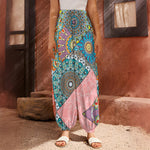Patchwork Mandala Bohemian Pattern Print Harem Pants