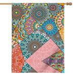 Patchwork Mandala Bohemian Pattern Print House Flag