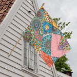 Patchwork Mandala Bohemian Pattern Print House Flag