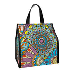 Patchwork Mandala Bohemian Pattern Print Insulated Lunch Tote
