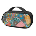 Patchwork Mandala Bohemian Pattern Print Portable Cooler Travel Case