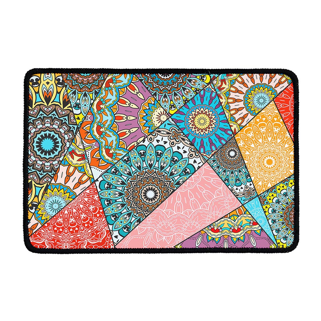 Patchwork Mandala Bohemian Pattern Print Kitchen Mat