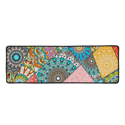 Patchwork Mandala Bohemian Pattern Print Long Kitchen Mat