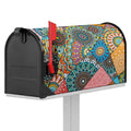 Patchwork Mandala Bohemian Pattern Print Mailbox Cover