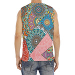Patchwork Mandala Bohemian Pattern Print Men's Fitness Tank Top
