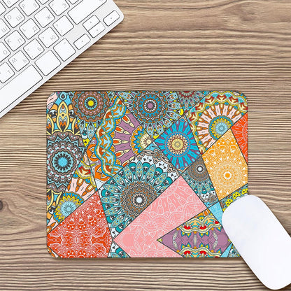 Patchwork Mandala Bohemian Pattern Print Mouse Pad
