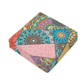 Patchwork Mandala Bohemian Pattern Print Outdoor Seat Cushion Cover