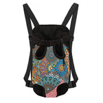 Patchwork Mandala Bohemian Pattern Print Pet Carrier Backpack