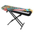 Patchwork Mandala Bohemian Pattern Print Piano Keyboard Cover