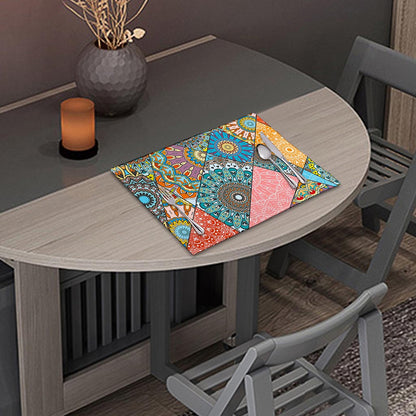 Patchwork Mandala Bohemian Pattern Print Placemat