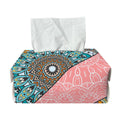Patchwork Mandala Bohemian Pattern Print Rectangle Tissue Box Cover