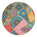 Patchwork Mandala Bohemian Pattern Print Round Blanket